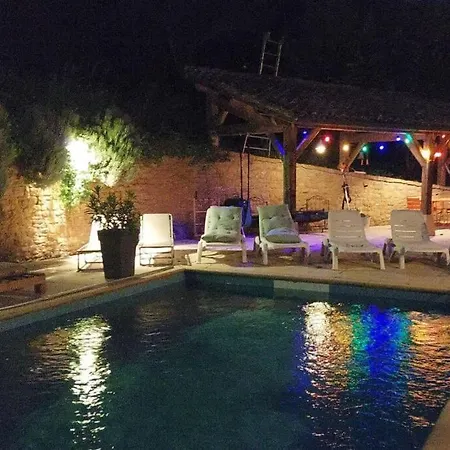 Chambre Avec Cuisine, Vue Et Piscine Privee Au Coeur Du Beaujolais Blacé Exterior photo